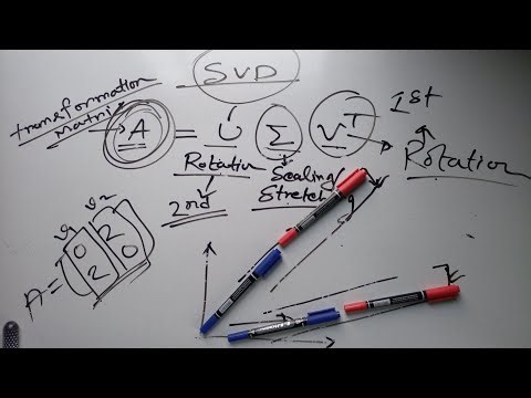 Singular Value Decomposition (SVD) Physical demonstration