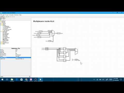 4-bit ALU in Logisim