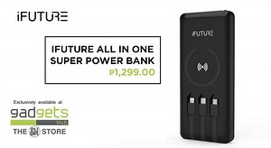 10 comments | Charge anytime and anywhere with iFuture All-in-One Super Power Bank. We got you covered with its versatile connectors plus a wireless charging option. Call to Deliver #143SM (#14376) or visit SM Gadgets Hub at The SM Store branch nearest you! #SMGadgetsHub | SM Gadgets | Facebook