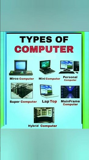 Types of Computer||What are the different types of computer||