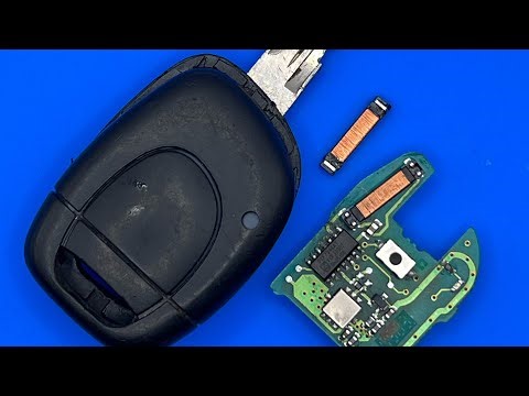 Not starting Renault Clio Kangoo remote key repair coil replacement