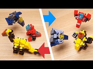 LEGO brick Dinosaurs transformer robot tutorial Baby Dinobot #LEGO #MOC #レゴ変形ロボ #レゴアイデア #레고변신로봇 #レゴ