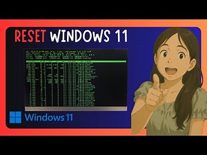 How To RESET Windows 11 PC Or Laptop Using CMD - GUIDE