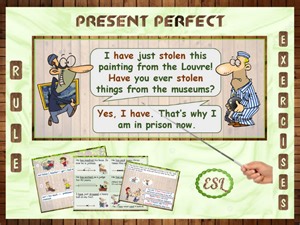 ESL Present Perfect Tense - PowerPoint rule + exercises | Teaching Resources