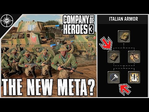 The NEW META? | CoH3 DAK Italian Combined Arms Battlegroup Guide
