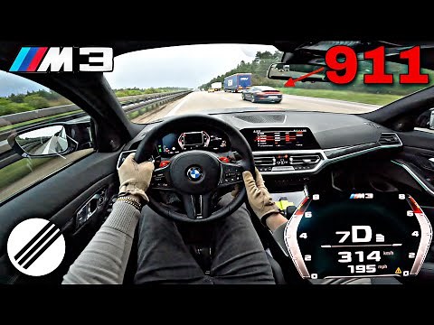 BMW M3 G80 XDrive 720HP STAGE 1+ INFINITAS TEST DRIVE ON GERMAN AUTOBAHN🏎
