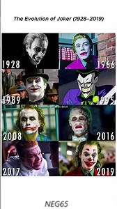 The Evolution of Joker🤡( 1928 -2019 ) #dc #mostviral #yt #foryoushort #dccomics#edit#joker #evlution