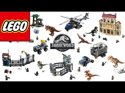 Lego Jurassic World Fallen Kingdom Compilation of All Sets