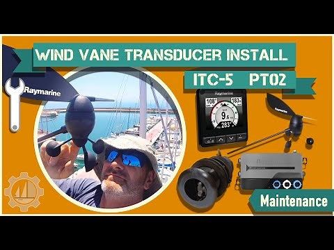 Installing a Raymarine NMEA2000 Mast Head, Wind Vane Transducer from the T70216 Pack - pt02