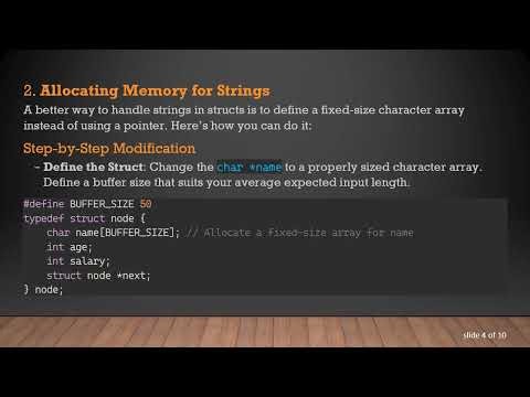 Storing User Data in a Struct in C: A Beginner's Guide
