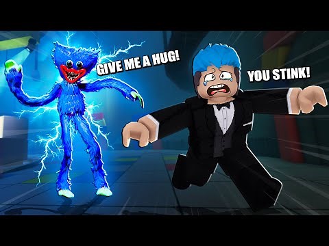 Huggy Wuggy | ROBLOX | HINABOL AKO NG KULAY BLUE NA MONKEY!