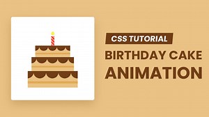 CSS Birthday Cake Animation | Coding Artist