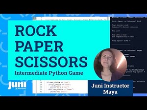 How to Make a Rock Paper Scissors Game in Python | Intermediate Python Tutorial
