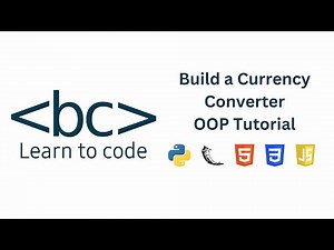 How to Code a Currency Converter - OOP Tutorial - Full Stack Project