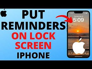 How to Put Reminders Widget on iPhone Lock Screen