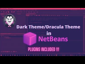 Dark (Dracula) mode / theme / Dark screen in Netbeans IDE !
