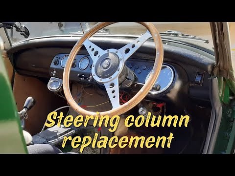 How to replace your MG Midget steering column - This one's dangerous!