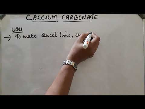 CALCIUM CARBONATE- PREPARATION ,PROPERTIES AND USES