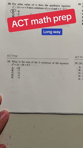 Improve Your Math Skills with Effective ACT and SAT Preparation Strategies