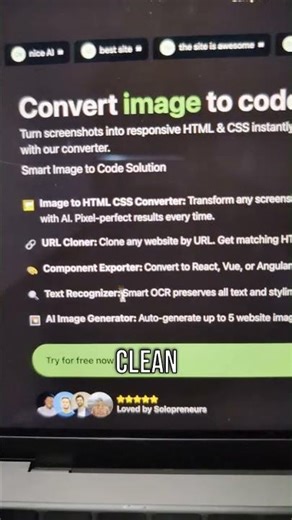 Transform Images to Code Instantly with This AI Tool! 🚀 #HTML #AI