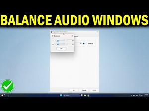 How To Balance Left & Right Audio Sound In Windows 11