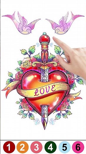 Happy Paint Book Color by Number| Adult Coloring Book | Paint by Number | Free Coloring Game