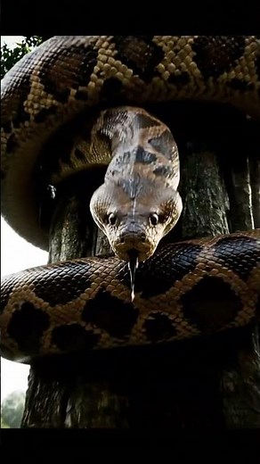 The Giant Anaconda’s Hidden Lair – Amazon’s Silent Predator Strikes!