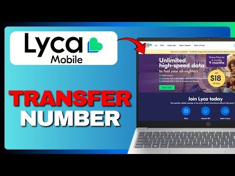 NEW! How to Transfer Your Number to Lycamobile (Full Guide) 2025!