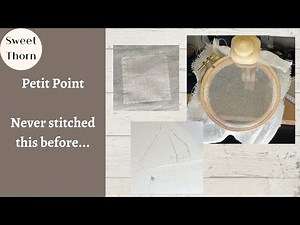 Petit Point embroidery - getting started