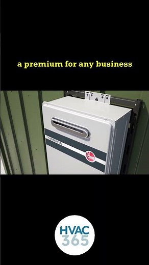 Rheem® Commercial Condensing Tankless Water Heaters 1080p 24fps H264 128kbit AAC | HVAC365