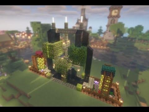 Minecraft Fountain Tutorial | Small Garden Fountain Build for Your World!