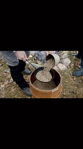 Roasting coffee over an open fire - @bluelion.coffee _ _ _ #coffee #coffeeroasting #coffeetime #coffeelover #roaster #greencoffee #darkcoffee #coffeebreak #coffeebeans #18thcenturycooking #fire #openfire #history #historical #townsends #townsendswildernesshomestead | Townsends