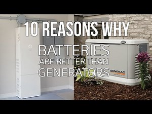 Battery Backup is BETTER than Generator Backup