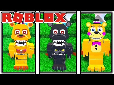 How to get NIGHTMARE AND NIGHTMARE FRED-BEAR & GOLDEN TOY FREDDY in FNAF WORLD MULTIPLAYER [ROBLOX]