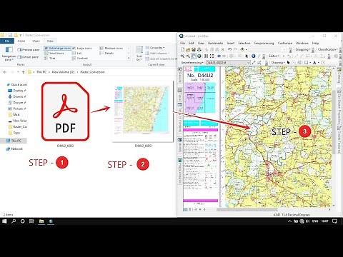 Convert PDF to TIFF using ArcGIS