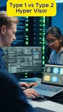 Type 1 vs Type2 Hyper Visor Explained VMWare vs Microsoft vs KVM #vmware #virtualization #hyperv