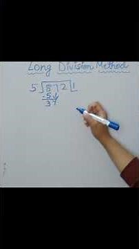 long division of three digit number with one digit (872*5) divide kaise #youtubeshorts #viral #viral