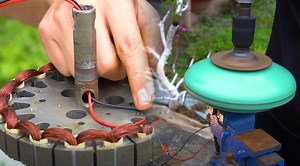 Transforming a Ceiling Fan into a Power Generator
