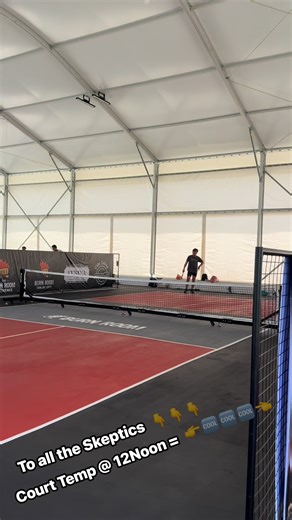 Burn Room Pickleball uses a state-of-the art indoor structure made of aluminum alloy frame, encased in Heat Deflecting Sports Fabric. Premium Structure, therefore, is an Understatement. 🫶 #highlightsシ゚ #highlights #everyonefollowers | Burn Room Pickleball