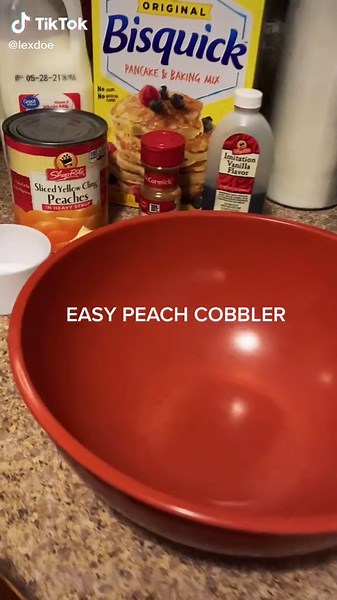 Easy Peach Cobbler Recipe with Bisquick and Fresh Peaches