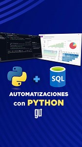 54K views · 1.2K reactions |  ¿Sabías que puedes conectar Python con SQL de forma sencilla?  Descubre cómo hacerlo usando el Driver ODBC y generar reportes automaticos   ¿Te interesa conocer más? ¡No te pierdas nuestro video completo en YouTube! ✨ | Grow Up | Facebook