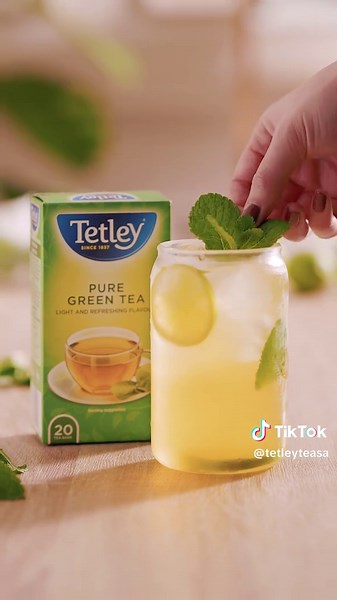 Make Your Own Tetley Green Iced Tea - Refreshing DIY Recipe!