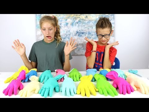 Don't Choose the Wrong Glove Slime Challenge!!!