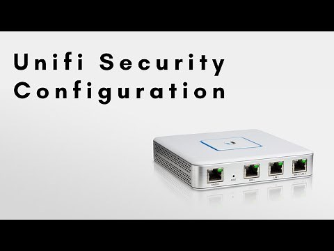 Unifi Security Settings