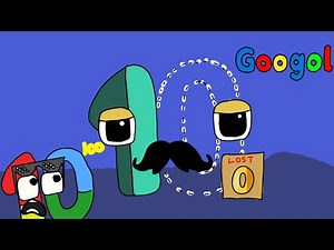 Googolplex lost his zeros | Wonderland number fanmade coloring story