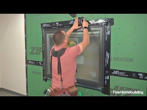 Installing a Nail-Fin Window Over Zip System Sheathing