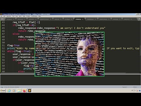 ¿Cómo hacer un ChatBot con Python? - NLTK (Inteligencia Artificial)