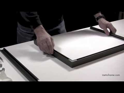 How to assemble metal frames