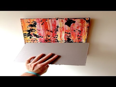 SCRAPE PAINTING! - Step by Step Tutorial!