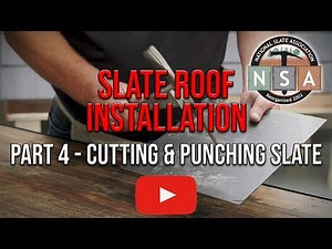 Slate Roof Installation | Cutting & Punching Slate | NC Slate